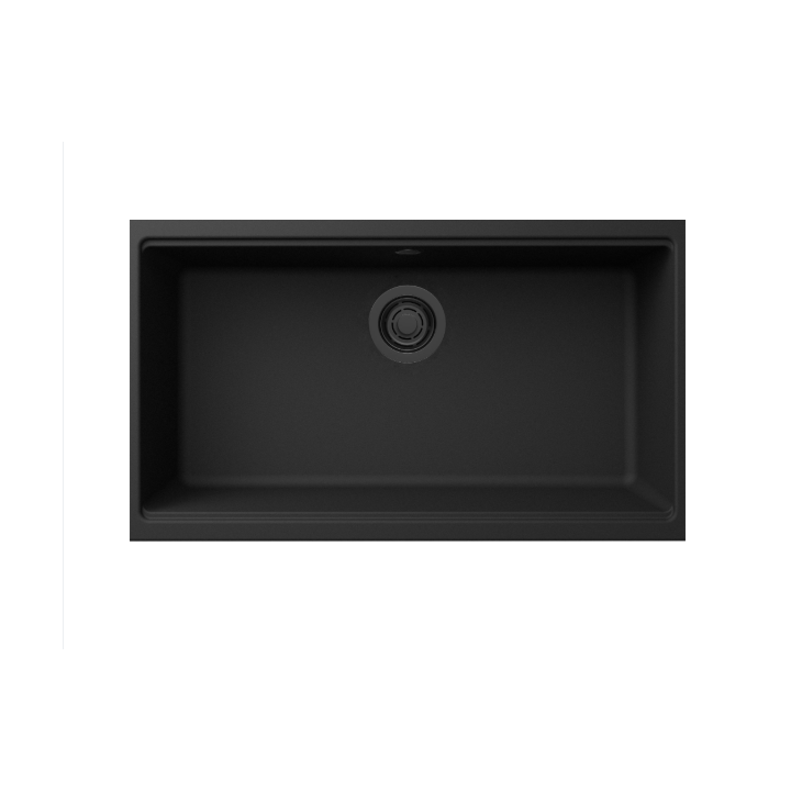 Zlewozmywak Elleci Time 130 750x435mm G40 Nero podwieszany LG213040FBXCBBSOK