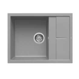 Zlewozmywak Elleci UNICO 125 650x500mm K97 Light Grey LKU12597