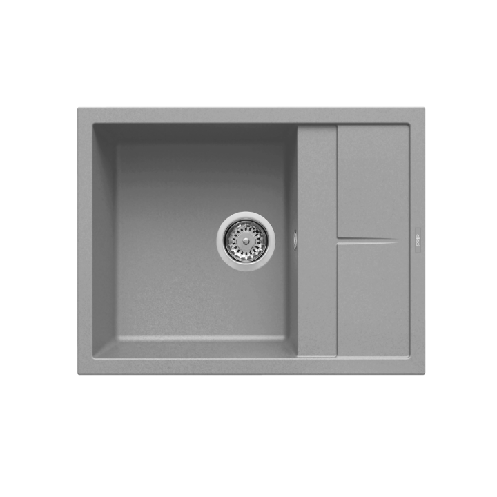 Zlewozmywak Elleci UNICO 125 650x500mm K97 Light Grey LKU12597