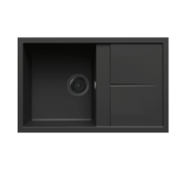 Zlewozmywak Elleci UNICO 300 790x500mm G40 Tutto Nero LGU30040A66