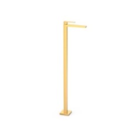 Bateria umywalkowa wolnostojąca Tres Slim Exclusive Złoto matowe 24k 20285301OM