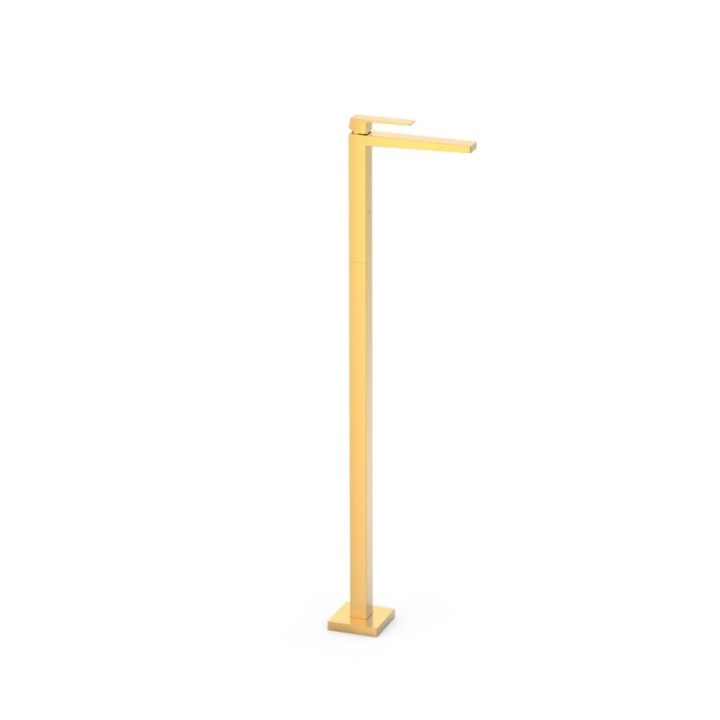 Bateria umywalkowa wolnostojąca Tres Slim Exclusive Złoto matowe 24k 20285301OM
