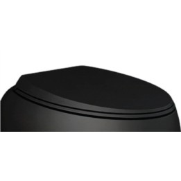 CLOUD Deska WC W/O czarny mat CLOSC391504