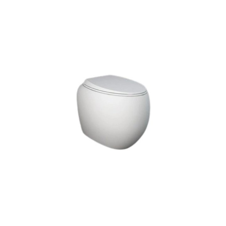 CLOUD Miska WC stojąca Rimless 56x40cm biały mat CLOWC1346500A