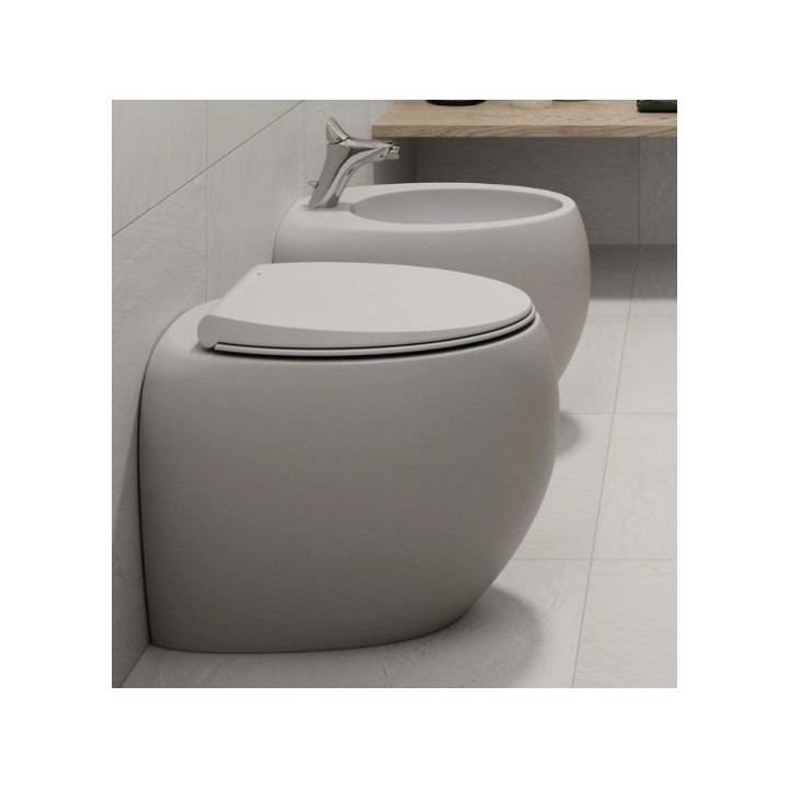 CLOUD Miska WC stojąca Rimless 56x40cm biały mat CLOWC1346500A