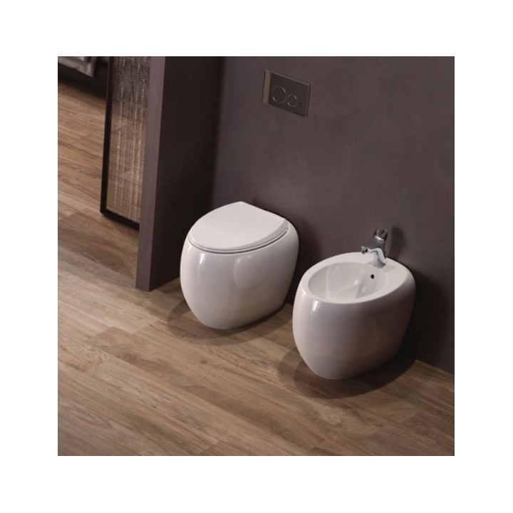 CLOUD bidet stojący 56x40cm biały połysk CLOBD2015AWHA