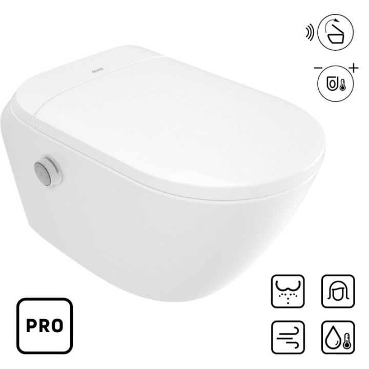 Miska WC smart myjąca z deską automatyczną - pro - biała DEANTE CSID6ZPW