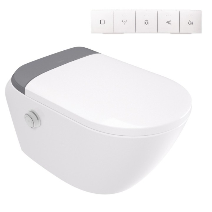 Miska WC smart myjąca z deską automatyczną - pro - biała DEANTE CSID6ZPW