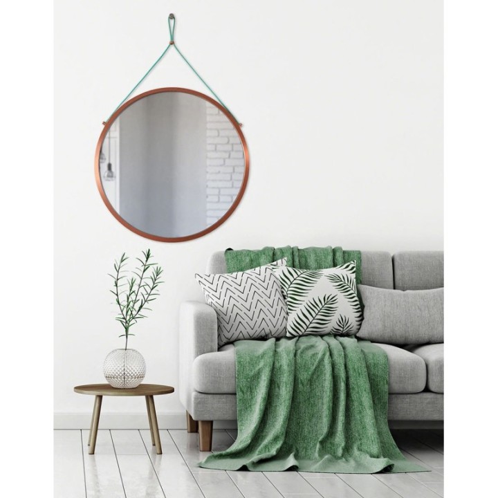 LUSTRO SCANDI POWER MINT – NA SZNURKU MIEDZIANE 80cm SCP/MN/M/80