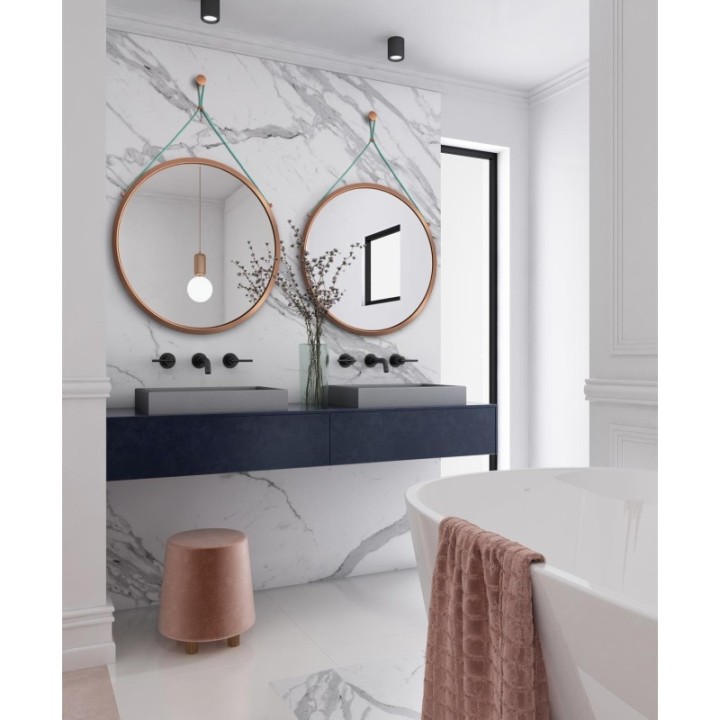 LUSTRO SCANDI POWER MINT – NA SZNURKU MIEDZIANE 90cm SCP/MN/M/90