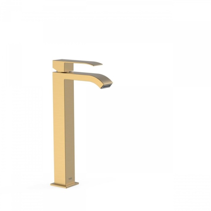 Bateria umywalkowa Tres Cuadro Exclusive kaskada złota mat 00681001OM