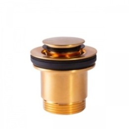 Odpływ umywalkowy Ø 40 mm CLICK‑CLACK w kolorze złotym mat 24284002OM