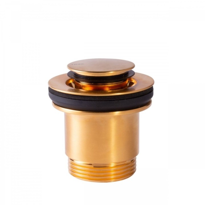 Odpływ umywalkowy Ø 40 mm CLICK‑CLACK w kolorze złotym mat 24284002OM