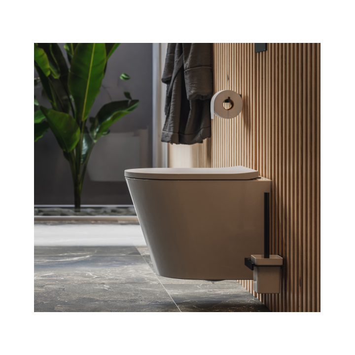 Miska WC 52x36 cm Omnires Tampa z deską biały połysk TAMPAMWBP