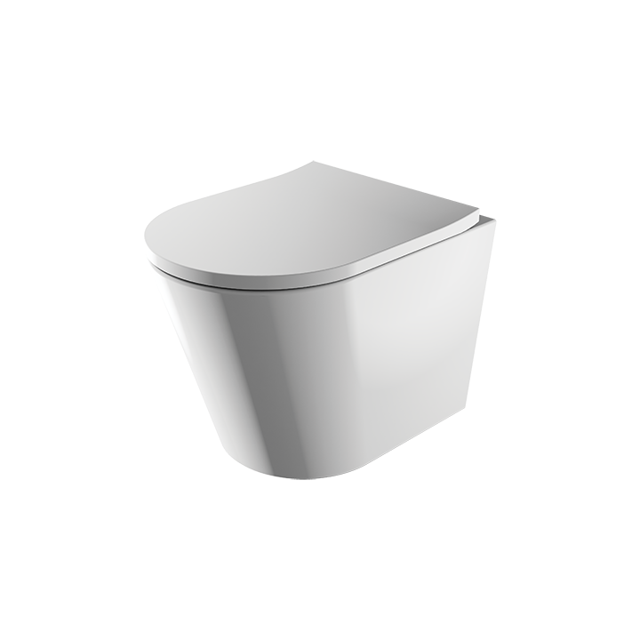 Miska WC 52x36 cm Omnires Tampa z deską biały połysk TAMPAMWBP