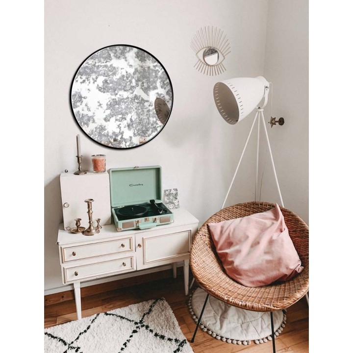 Lustro SCANDI CORROSI- czarna rama 60cm GieraDesign SCR/SL/60