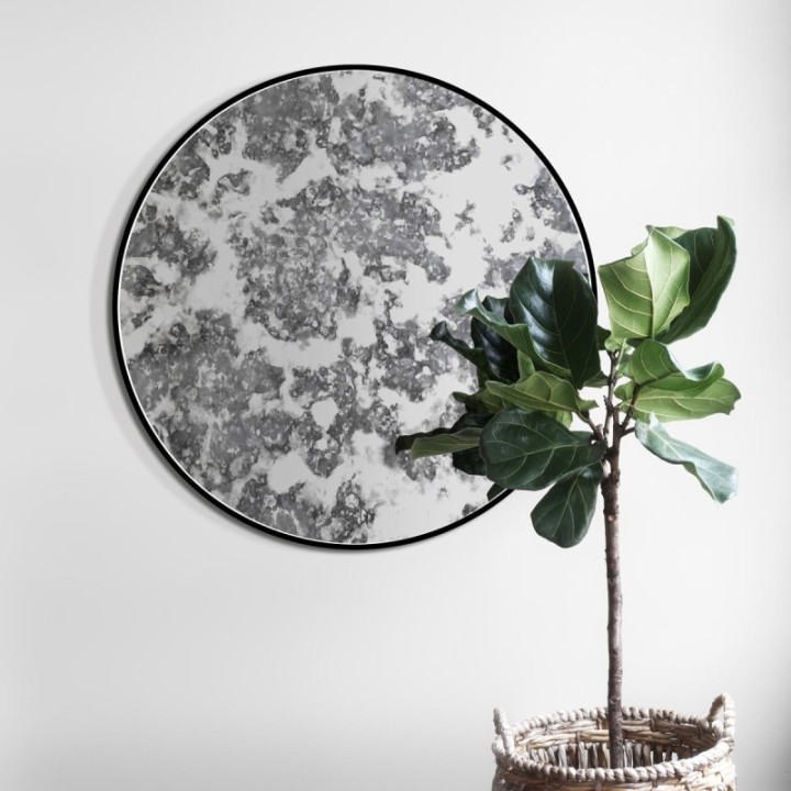 Lustro SCANDI CORROSI- czarna rama 120cm GieraDesign SCR/SL/120