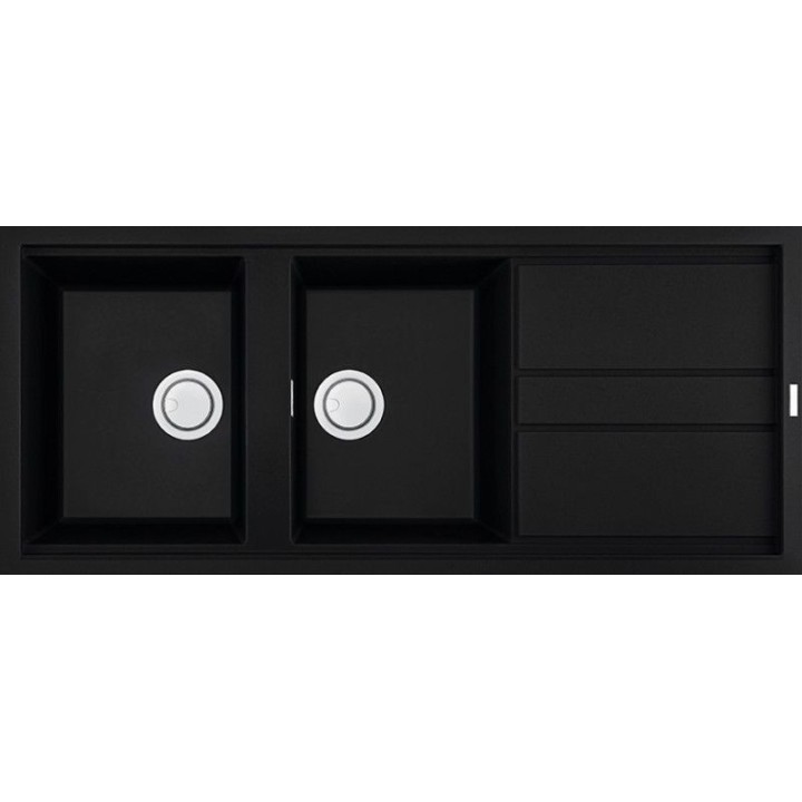 Zlewozmywaki ELLECI BEST 500 KERATEK PLUS czarny LKB50086