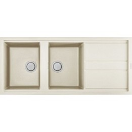 Zlewozmywaki ELLECI BEST 500 GRANITEK bianco antico LGB50062