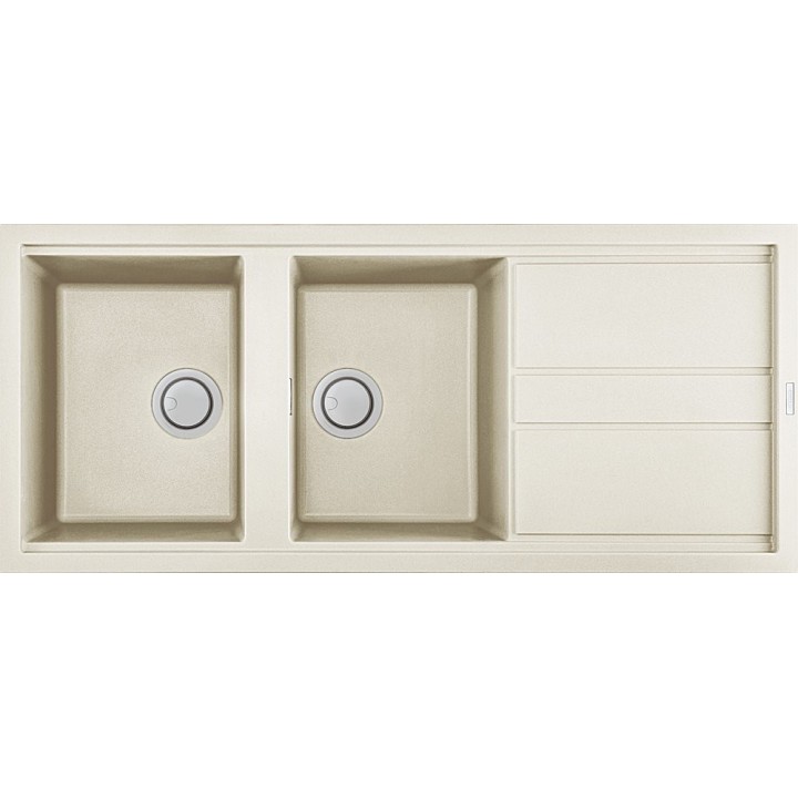 Zlewozmywaki ELLECI BEST 500 GRANITEK bianco antico LGB50062