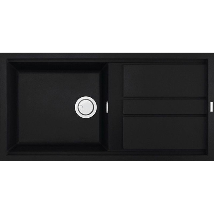 Zlewozmywak ELLECI BEST 480 KERATEK PLUS czarny LKB48086