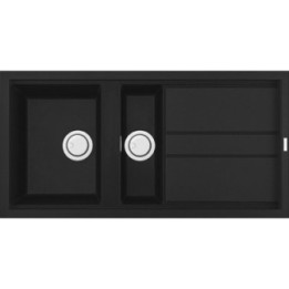 Zlewozmywak Elleci BEST 475 GRANITEK nero LGB47540