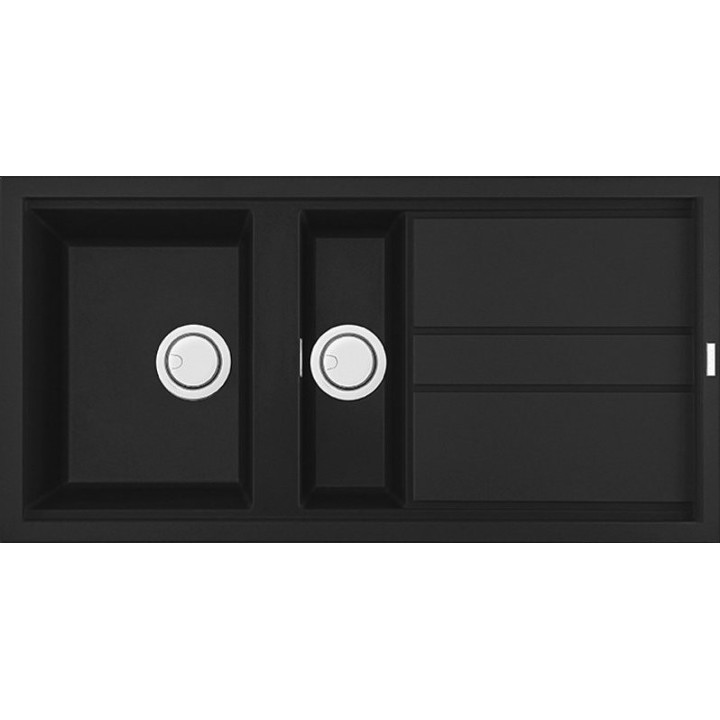 Zlewozmywak Elleci BEST 475 GRANITEK nero LGB47540