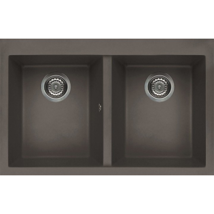 Zlewozmywak ELLECI QUADRA 350 KERATEK PLUS dove grey LKQ35093