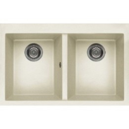 Zlewozmywak ELLECI QUADRA 350 GRANITEK bianco antico LGQ35062