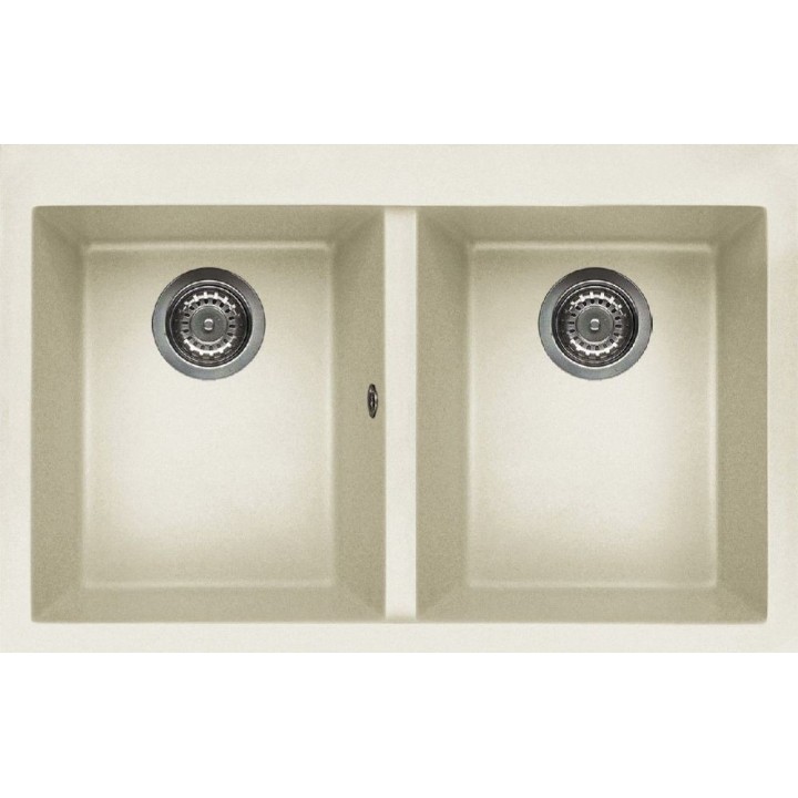 Zlewozmywak ELLECI QUADRA 350 GRANITEK bianco antico LGQ35062