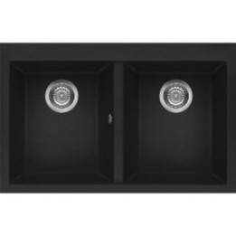 Zlewozmywak ELLECI QUADRA 350 GRANITEK nero LGQ35040