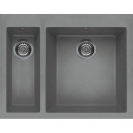 Zlewozmywak ELLECI QUADRA 150 KERATEK PLUS jasnoszary LKQ15097