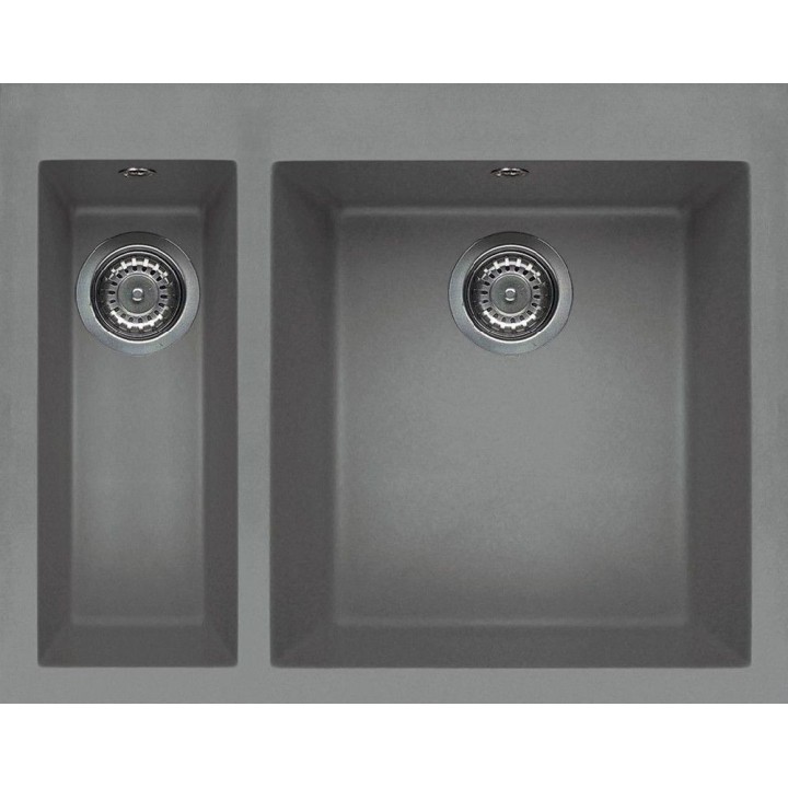 Zlewozmywak ELLECI QUADRA 150 KERATEK PLUS jasnoszary LKQ15097