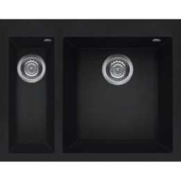 Zlewozmywak ELLECI QUADRA 150 KERATEK PLUS czarny LKQ15086