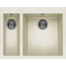 Zlewozmywak ELLECI QUADRA 150 GRANITEK bianco antico LGQ15062