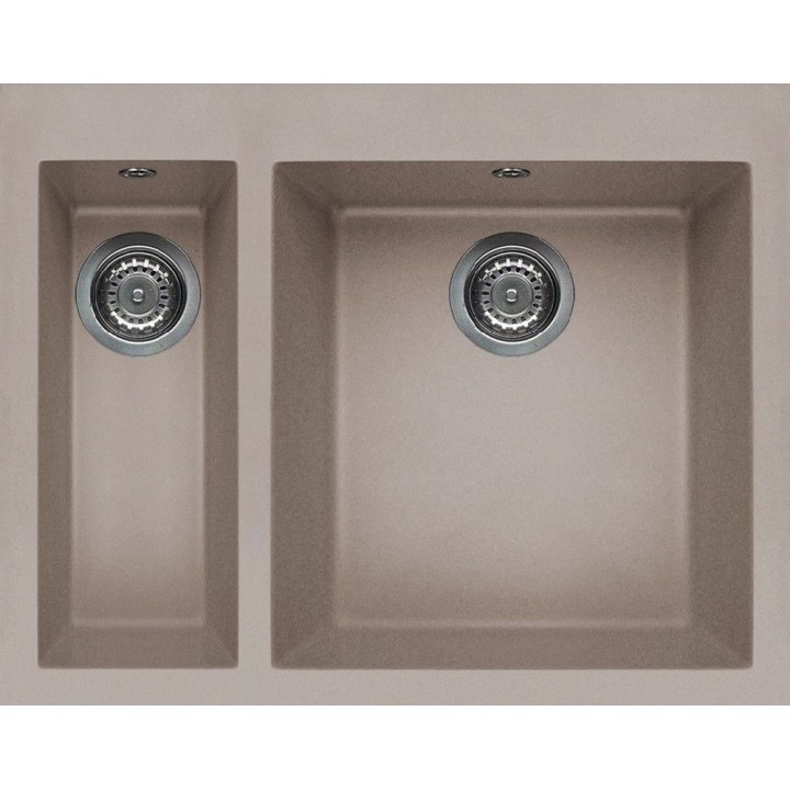 Zlewozmywak ELLECI QUADRA 150 GRANITEK tortora LGQ15043