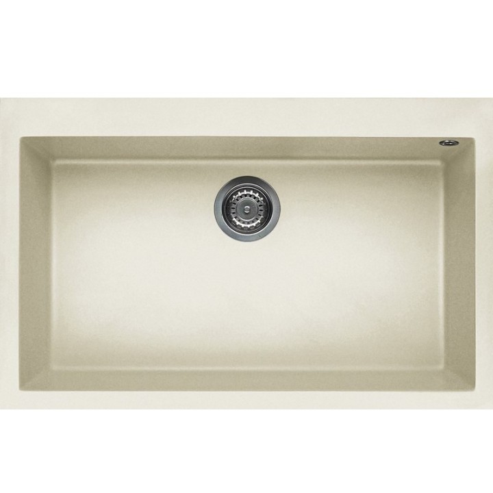 Zlewozmywak Elleci QUADRA 130 GRANITEK bianco antico LGQ13062