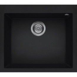 Zlewozmywak ELLECI QUADRA 105 KERATEK PLUS czarny LKQ10586