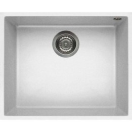 Zlewozmywak ELLECI QUADRA 105 GRANITEK bianco LGQ10568