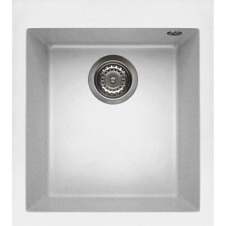 Zlewozmywak ELLECI QUADRA 100 GRANITEK bianco LGQ10068