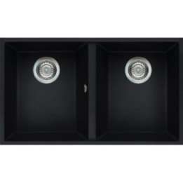 Zlewozmywak ELLECI QUADRA 350 KERATEK PLUS czarny LKQ35086BSO