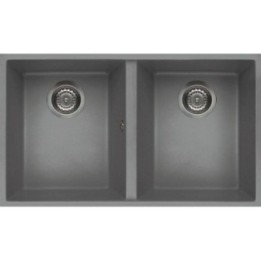Zlewozmywak ELLECI QUADRA 350 KERATEK PLUS jasnoszary LKQ35097BSO