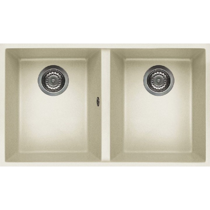 Zlewozmywak ELLECI QUADRA 350 GRANITEK bianco antico LGQ35062BSO