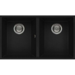 Zlewozmywak ELLECI QUADRA 350 GRANITEK nero LGQ35040BSO