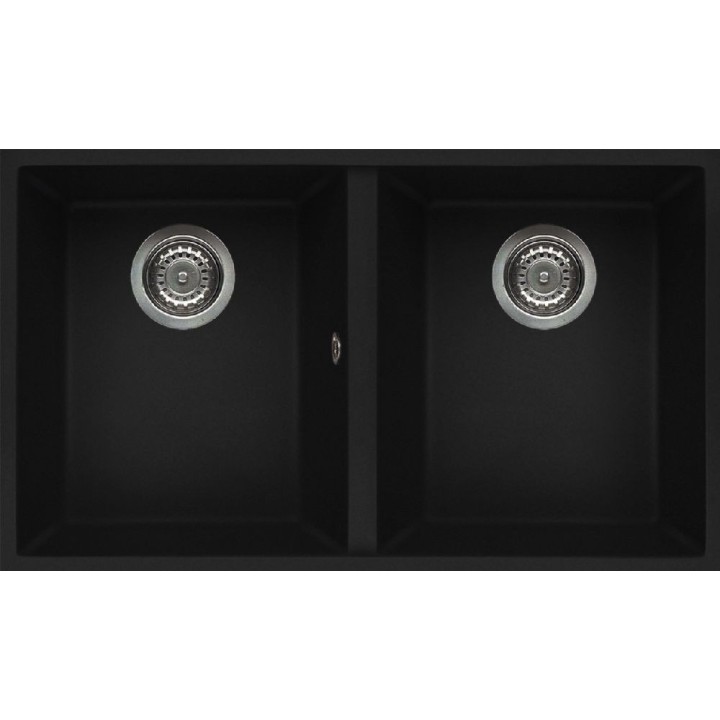 Zlewozmywak ELLECI QUADRA 350 GRANITEK nero LGQ35040BSO