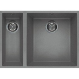 Zlewozmywak ELLECI QUADRA 150 KERATEK PLUS jasnoszary LKQ15097BSO