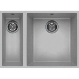 Zlewozmywak ELLECI QUADRA 150 METALTEK aluminium LMQ15079BSO