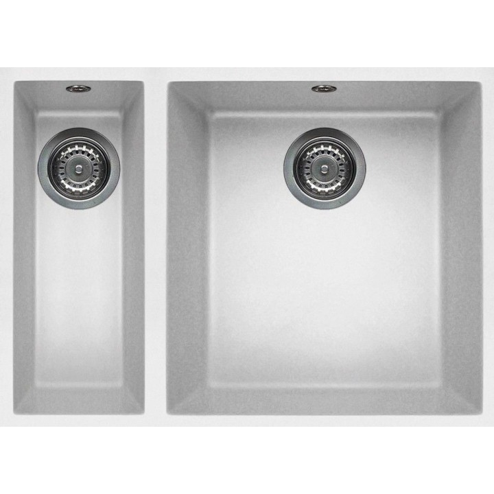 Zlewozmywak ELLECI QUADRA 150 GRANITEK bianco LGQ15068BSO
