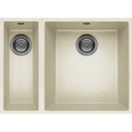 Zlewozmywak ELLECI QUADRA 150 GRANITEK bianco antico LGQ15062BSO
