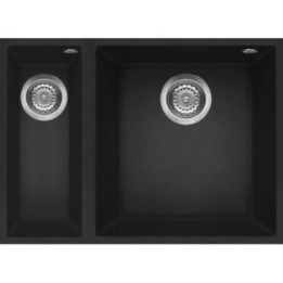 Zlewozmywak ELLECI QUADRA 150 GRANITEK nero LGQ15040BSO